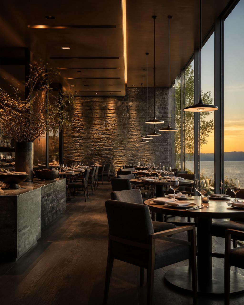 Restaurant website style